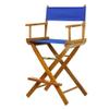24" Director's Chair Honey Oak Frame-Royal Blue Canvas view 1