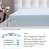 JUNELILY California King Mattress Toper with Gel-Infused Techonology, 2.5 Inches Thick Cooling Mattress Pad view 3