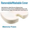 Bookishbunny Lumbar Back Cushion and Non Slip Seat Cushion (Brown, Seat Cushion) view 4