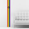 Pride Stripe Wall Decals - LGBTQ+ Pride Decor (Queer POC) view 1