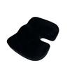 Bookishbunny Lumbar Back Cushion and Non Slip Seat Cushion (Black, Seat Cushion) view 1