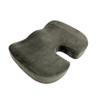 Bookishbunny Lumbar Back Cushion and Non Slip Seat Cushion (Gray, Seat Cushion) view 1