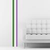 Pride Stripe Wall Decals - LGBTQ+ Pride Decor (Genderqueer) view 1