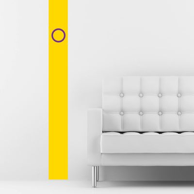 Pride Stripe Wall Decals - LGBTQ+ Pride Decor (Intersex)