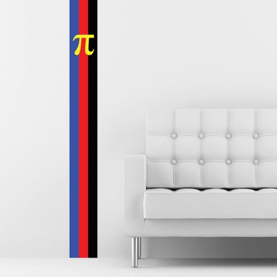 Pride Stripe Wall Decals - LGBTQ+ Pride Decor (polyamorous)