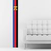 Pride Stripe Wall Decals - LGBTQ+ Pride Decor (polyamorous) view 1