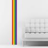 Pride Stripe Wall Decals - LGBTQ+ Pride Decor (Gay) view 1