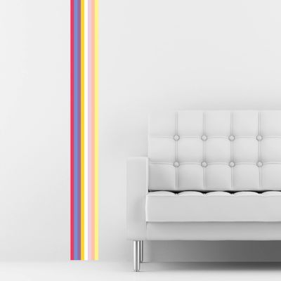 Pride Stripe Wall Decals - LGBTQ+ Pride Decor (pangender)