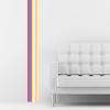 Pride Stripe Wall Decals - LGBTQ+ Pride Decor (pangender) view 1