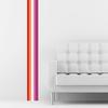 Pride Stripe Wall Decals - LGBTQ+ Pride Decor (Lesbian) view 1