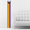 Pride Stripe Wall Decals - LGBTQ+ Pride Decor (Progress) view 1