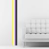 Pride Stripe Wall Decals - LGBTQ+ Pride Decor (Nonbinary) view 1
