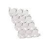 Hemoton Acrylic Egg Storage Box with 12 Grid Design, Transparent Reusable Egg Holder for Refrigerator and Countertop view 1