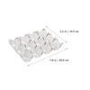 Hemoton Acrylic Egg Storage Box with 12 Grid Design, Transparent Reusable Egg Holder for Refrigerator and Countertop view 3