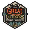 Spokane Washington The Great Outdoors Design 2-Inch Fridge Magnet view 1