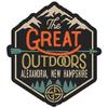 Alexandria New Hampshire The Great Outdoors Design 2-Inch Vinyl Decal Sticker view 1