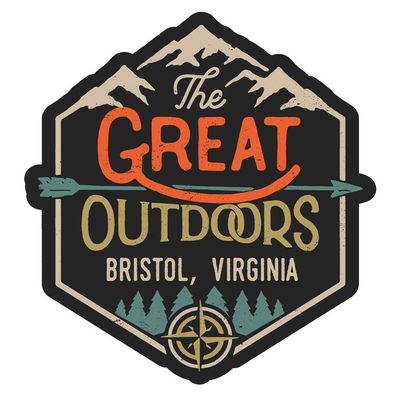 Bristol Virginia The Great Outdoors Design 2-Inch Fridge Magnet