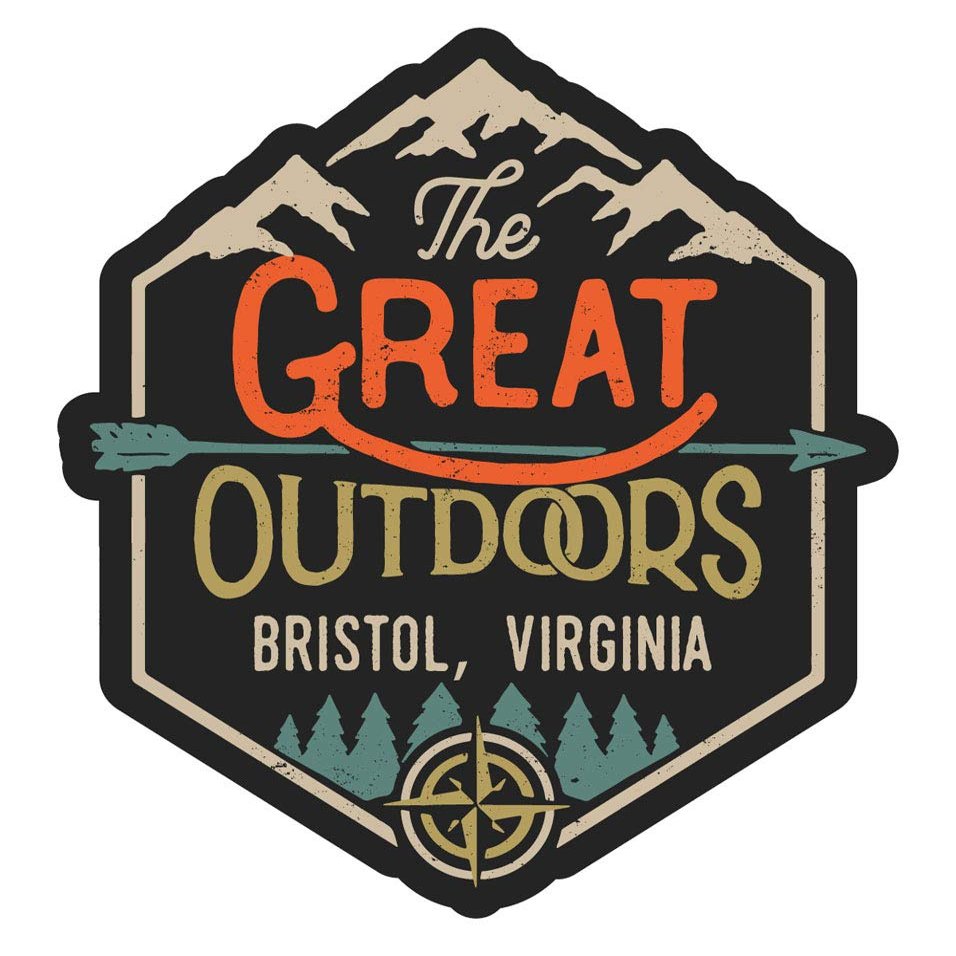 Bristol Virginia The Great Outdoors Design 2-Inch Fridge Magnet