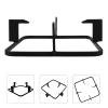 Uonlytech Gas Stove Burner Covers Cast Iron Wok Support Ring, 20. 7cm Square Gas Burner Rack Stove Trivets Cooktop Range Pan Holder Stand Stove Rack for Kitchen Camping Gas Cooker Cast Iron Wok view 4