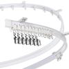 Curved Flexible Bendable Ceiling Curtain Track, Mount for Curtain Rail with Track Curtain System, Wall Divider Curtain, RV Track, Long Curved Hospital Privacy System (White,10 m/ 32.8 ft) view 1