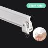 Curved Flexible Bendable Ceiling Curtain Track, Mount for Curtain Rail with Track Curtain System, Wall Divider Curtain, RV Track, Long Curved Hospital Privacy System (White,10 m/ 32.8 ft) view 4