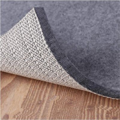 Non Slip Rug Pad Grippers - 6x9 Ft, 1/4" Thick, Felt + Rubber Double Layers Area Carpet Mat Tap, Provides Protection and Cushioning for Hardwood or Tile Floors
