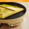 Bear 11.8'' 1500W Electric Smokeless Indoor Grill with Adjustable Temp, Quesadilla Maker Nonstick Pan for Breakfast, Lunch, Dinner view 3