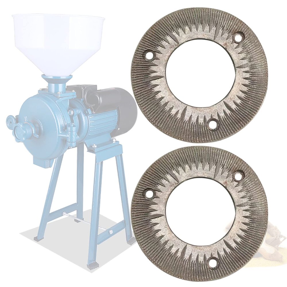 TBVECHI Grinding Plate for 150 Model Dry Grain Grinding Machine Milling Machine 2PCS