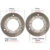 TBVECHI Grinding Plate for 150 Model Dry Grain Grinding Machine Milling Machine 2PCS view 3