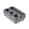 Cabilock 8pcs Light Gray Drawer Storage Boxes for Organizing Sundries Makeup and Stationery Versatile Desktop Organizer for Home and Office Use view 1