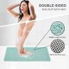 Nonslip Bathtub Mat, Anti Slip Bath Mat 0.6" Extra Thick, Quick Dry Bath Tub Anti Slip Shower Mat, Loofah Non-Slip Bath Mat for Tub Bathroom Pool Kitchen Entryway Home Hotel(Blue 16x39) view 3