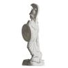 Athena with Owl Medusa Holding Shield Greek Goddess Alabaster Statue 14.56 Inches view 4