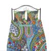 Sophia-Art Paisley Print Kantha Sofa Bedspread Indian Bed Bohemian Bedding Handmade Kantha Blanket Cover Kantha Cotton Quilt view 1