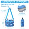 VASCHY Lunch Box Bag for Kids, Reusable Insulated Lunch Box Containers Coolers for Toddler Boys and Girls with Detachable Shoulder Strap for Daycare School Ocean Animals view 3