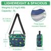 VASCHY Lunch Box Bag for Kids, Reusable Insulated Lunch Box Containers Coolers for Toddler Boys and Girls with Detachable Shoulder Strap for Daycare School Dinosaurs view 3