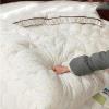 Wgreat Round Mattress Topper,Thick Cotton Pillow Cover Fluffy Down,Quilted Comfort Mattress Pad Soft Healthy Kids Floor Mat 100% Cotton Fill,White 5kg,D180cm(71inch) view 4