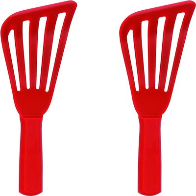 Maine Man Silicone Fish Spatula, Non-Stick Angled Turners, For Delicate Foods, Draining Liquids, And Everyday Cooking, Set Of 2