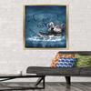 Trends International Brigid Ashwood - Celtic Wolf Wall Poster, 34L x 22.4W, Gold Framed Version view 2
