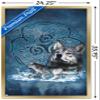 Trends International Brigid Ashwood - Celtic Wolf Wall Poster, 34L x 22.4W, Gold Framed Version view 3