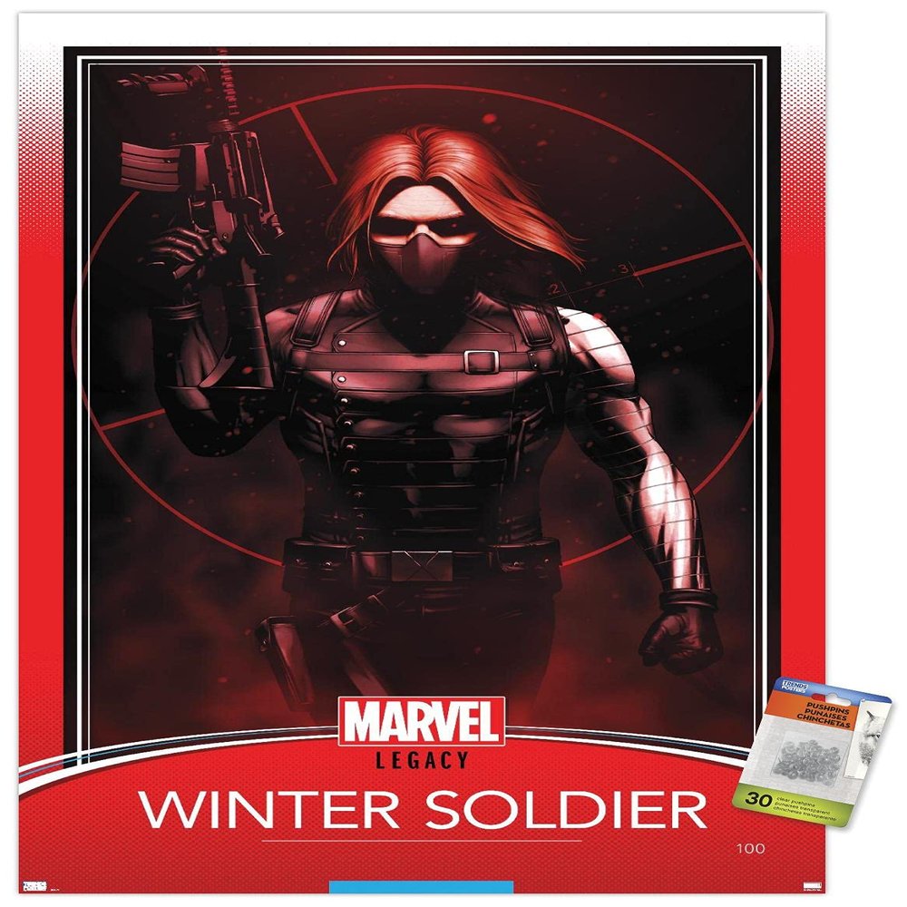 Marvel Comics - Winter Soldier - Tales of Suspense #100 Variant Wall Poster with Pushpins