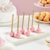 Sparkle and Bash Rhinestone Gold Cake Pop Sticks - Sparkling Dessert & Gold Wrapped Candy Decor - Candy Buffet & Cake Pop Kit - Pack of 36-5.9 in view 2