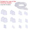 Vacuum Cupping Machine Accessories, Premium Silicone Y Type Hose Tubing for Small Cups view 2