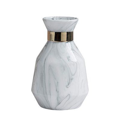ARTIBETTER Ceramic Flower Pot White Flower Pot Home Pot Artistic Flower Pot