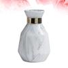 ARTIBETTER Ceramic Flower Pot White Flower Pot Home Pot Artistic Flower Pot view 2
