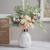 ARTIBETTER Ceramic Flower Pot White Flower Pot Home Pot Artistic Flower Pot view 3