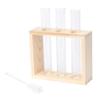 Hydroponic Plants Pot Glass Planter Wall-Mounted Tube Flower Vase Glass Tube Hanging Plant view 1
