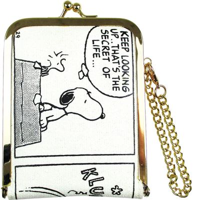 Tees Factory Snoopy SN-5537404CO 3-Way Gamaguchi Mirror, Comic H 4.7 x W 3.5 x D 0.4 inches (12 x 9 x 1 cm)