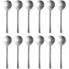 Nagao Tsubamesanjo Shaved Ice Spoons, Short, Set of 12, 4.3 inches (11.1 cm), 18-8 Stainless Steel, Made in Japan view 1