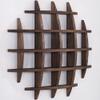 ZWJABYY Display Shelf,Wooden Shelves for Wall,Curio Shelf for Collectibles Tea Display Hanging Wall Decor for Home Decoration,Storage and Gifts,B-70 * 70cm view 1