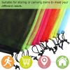 12Pcs Mesh Laundry Drawstring Bag,Nylon Drawstring Gym Bag with Cord Lock Closure 18"X24" view 4